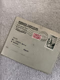 Lettre affranchie Monaco concours Reinatex, timbres 1949, oblitération Monte-Car