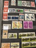 Lot anciens timbres USA oblitérés, 5c et 6c, thématiques variées vintage