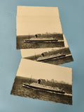 Lot cartes postales anciennes paquebot mer noir et blanc vintage collection