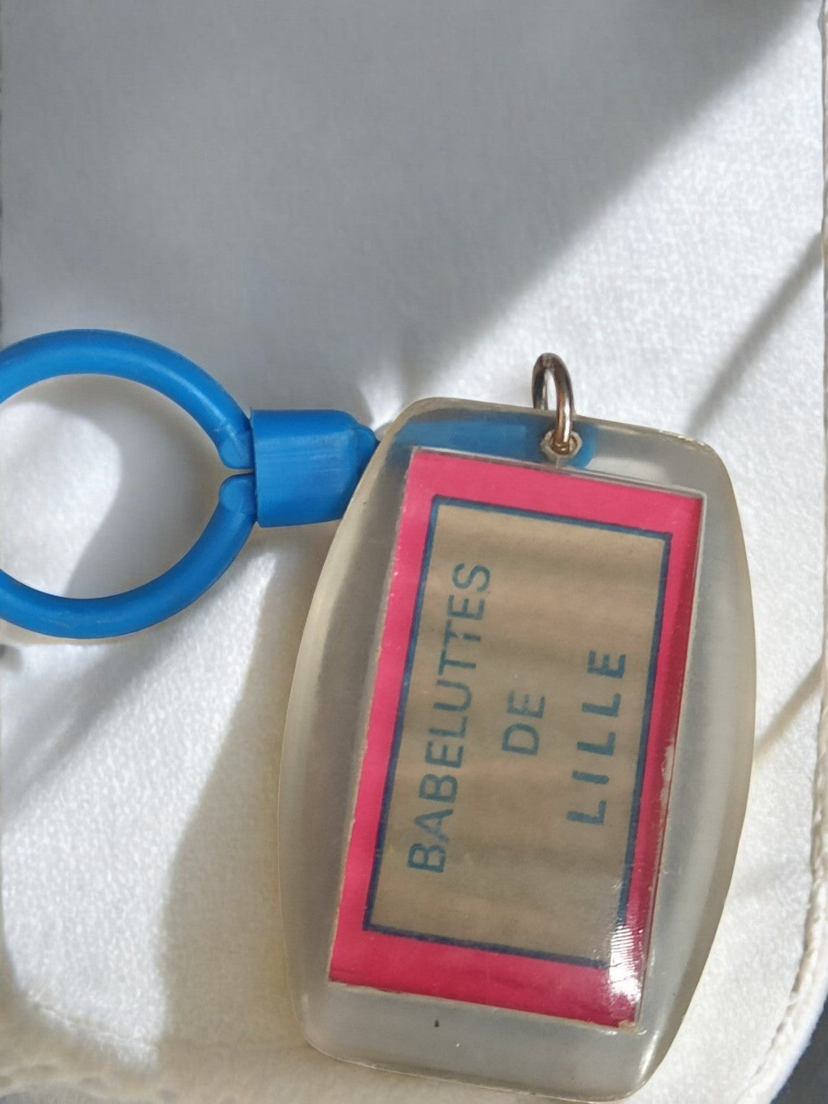 Porte-clés ancien Babeluttes de Lille rétro publicitaire vintage rare