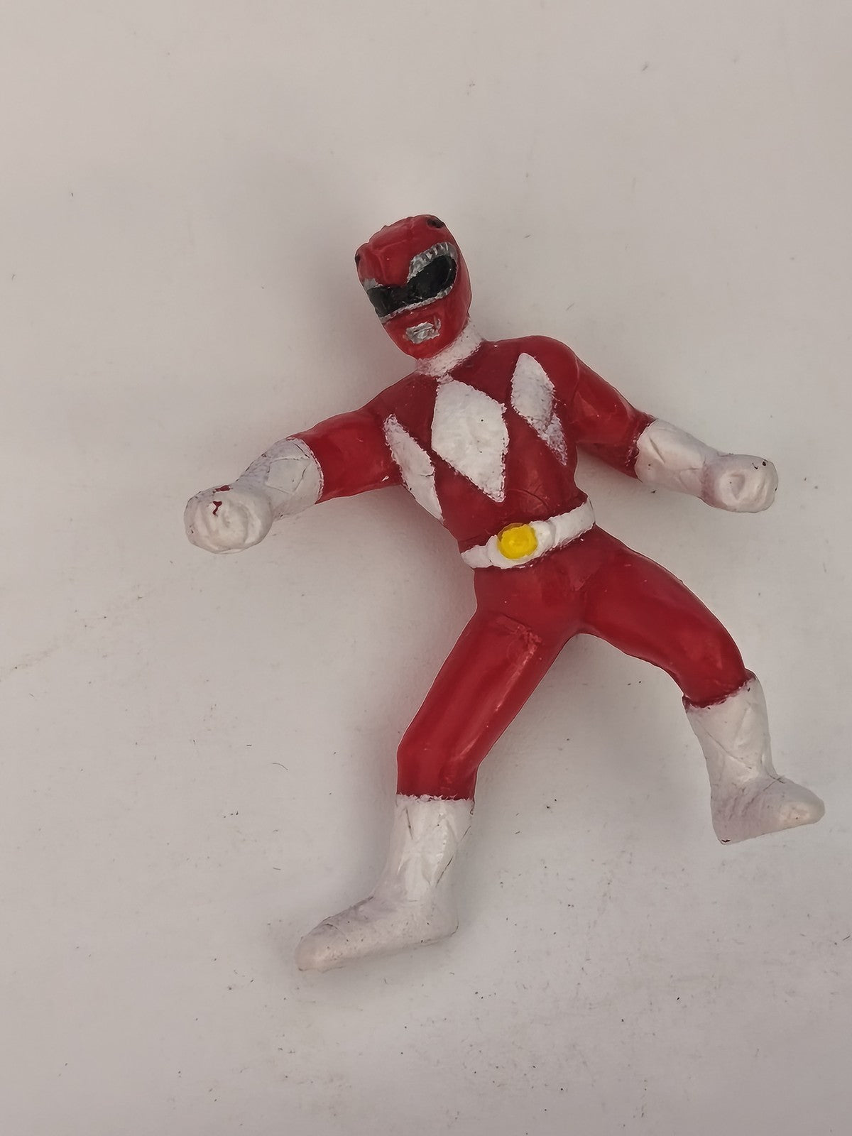 Figurine rétro Power Rangers ancienne, mini personnage articulé vintage collecti