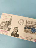 Ancienne enveloppe philatélie 25e anniversaire Conseil de l?Europe Strasbourg 19