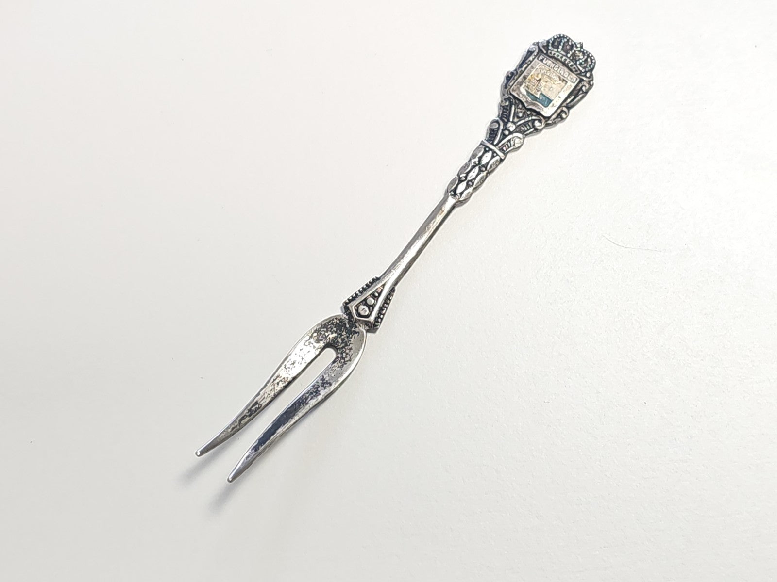 Ancienne cuillère vintage en argent 10,8g, collection rétro, objet d?occasion