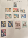 Timbres Yémen Kennedy cosmonautes animaux République arabe 1960s philatélie