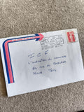 Lettre affranchie France 2,30 Marianne, cachet SOS Drogue 1990, enveloppe Par Av
