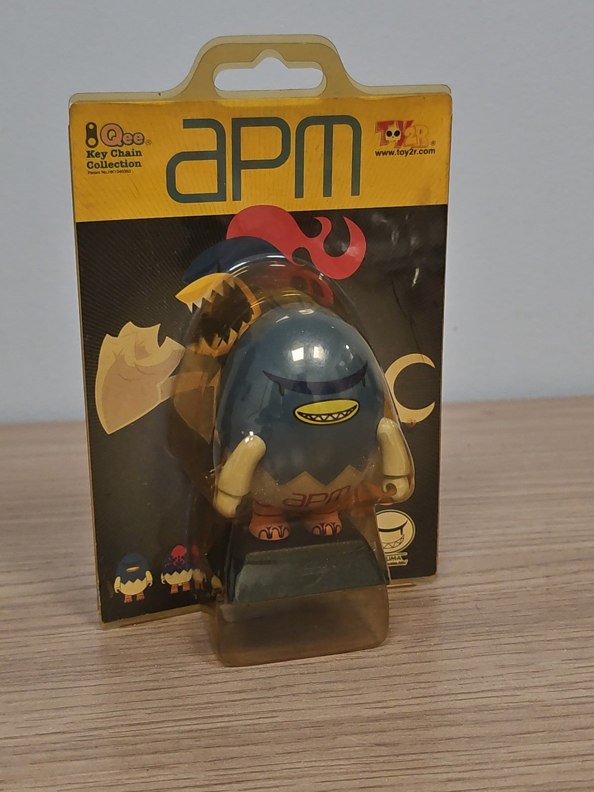 TOY2R Qee Keychain 2.5" Egg Q APM Touma Design Vinyl Toy Kidrobot Figurine