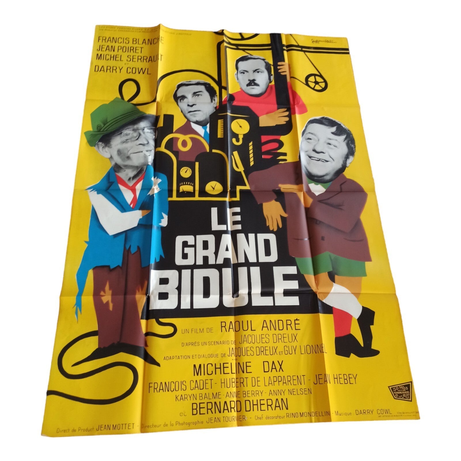Affiche cinéma Le Grand Bidule 1973 Francis Blanche 120x160cm film français
