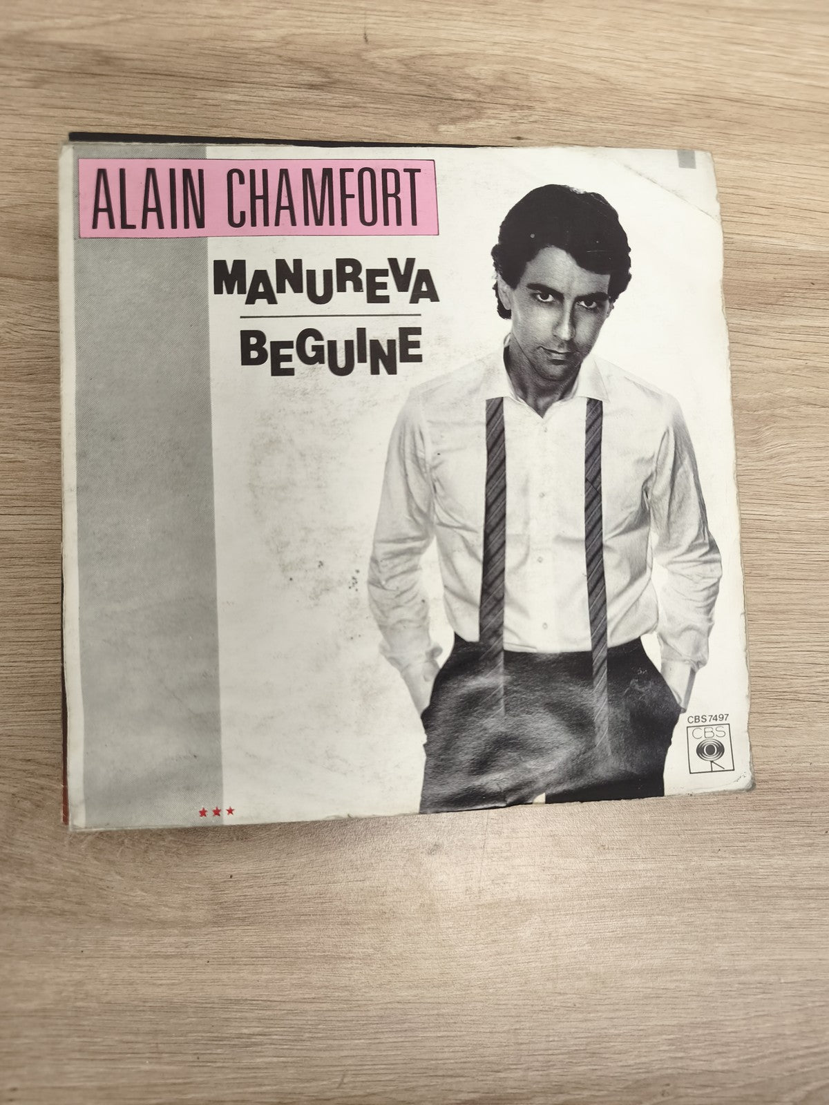 Alain Chamfort Manureva Beguine 45T vinyle pochette CBS 7497 d'occasion