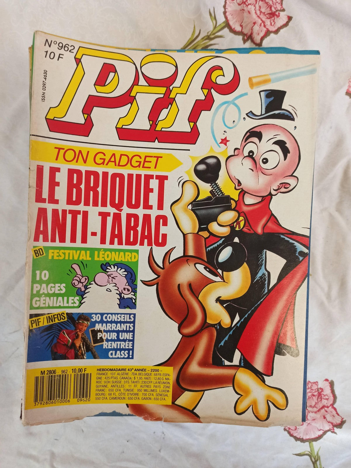 Magazine Pif vintage ancien rétro pour collectionneur état à restaurer rare