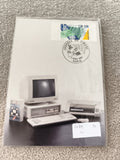 Lettre premier jour informatique 1980 Paris Journée du Timbre ancien philatélie