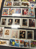 Lot de timbres soviétiques illustrés, thèmes variés, oblitérés, format rectangul