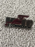 Pin's vintage Formule 1 Connexion rouge noir, voiture F1 années 80-90 (Ref 8)