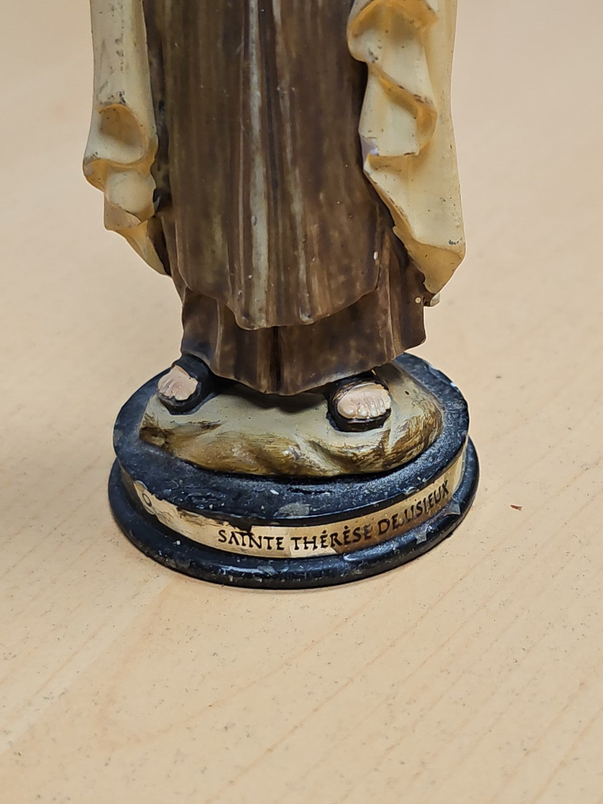 Statue ancienne église vintage Sainte Thérèse de Lisieux grande religieuse déco