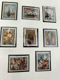 Timbres République du Tchad thématique art et Venise, lot 7, poste aérienne, obl