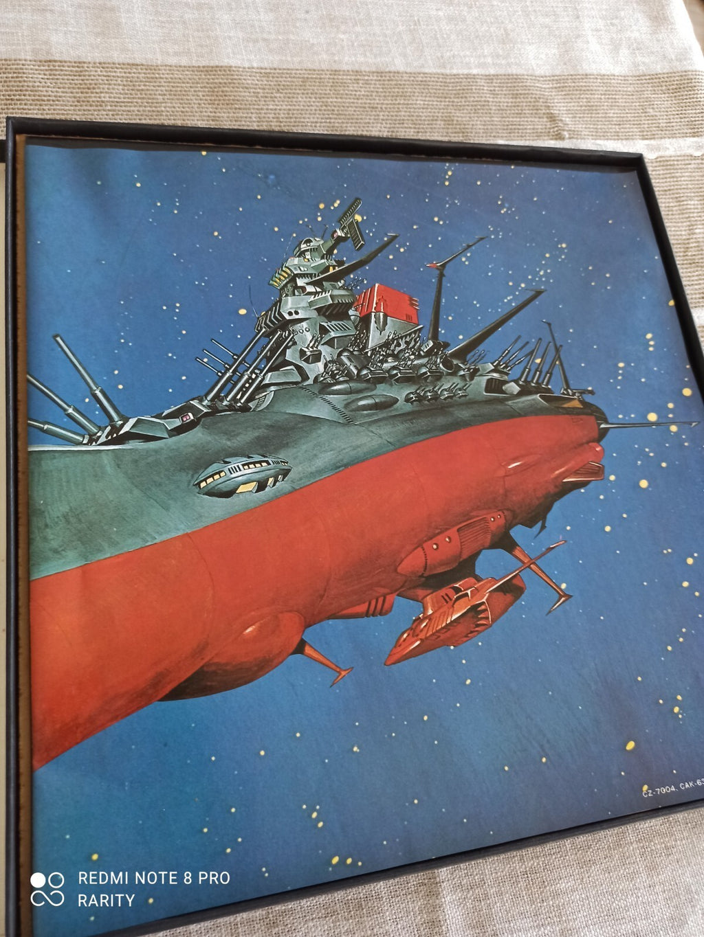 Coffret vinyle Space Cruiser Yamato + livre, jaquette illustrée, Academy