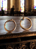 Boucles d'oreilles Vintage Plaquées Or