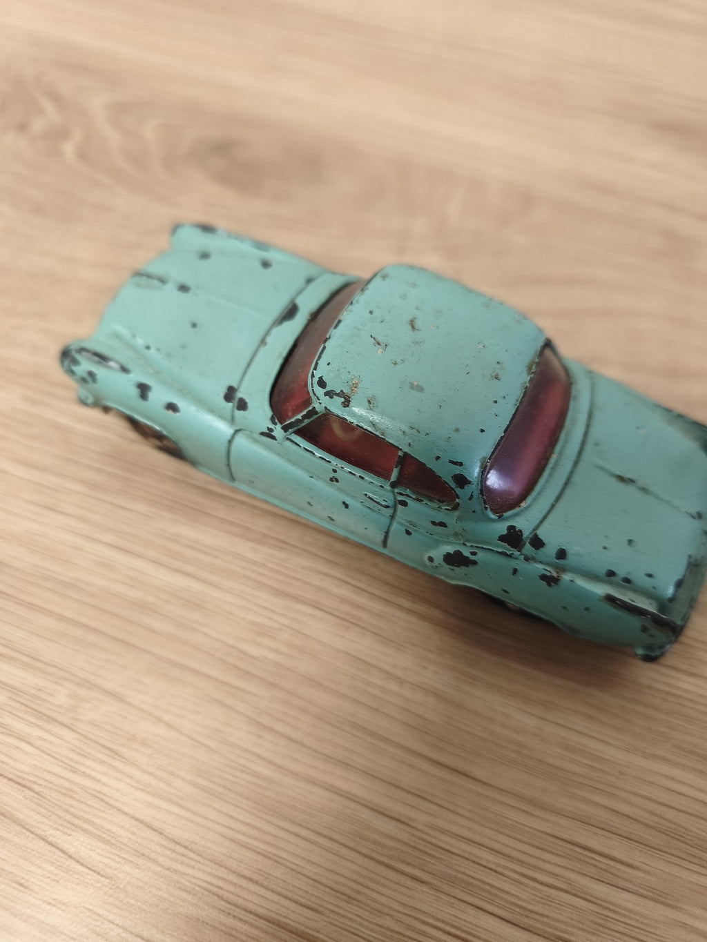 Vintage Dinky Toys Borgward Isabella Coupé 549 vert, miniature ancienne métal