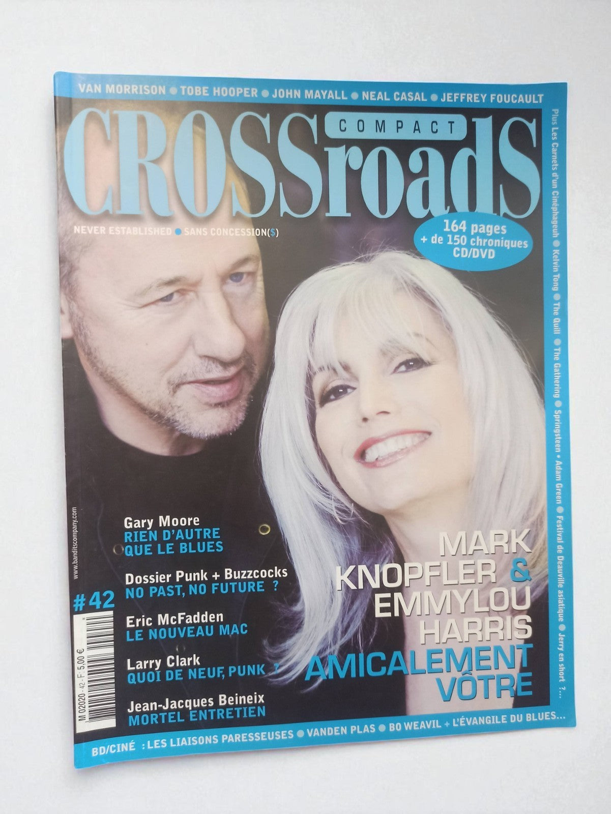 Magazine Crossroads Compact #42 Mark Knopfler Emmylou Harris vintage années 90