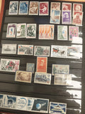 Lot timbres France oblitérés Poste République Française thématique philatélie