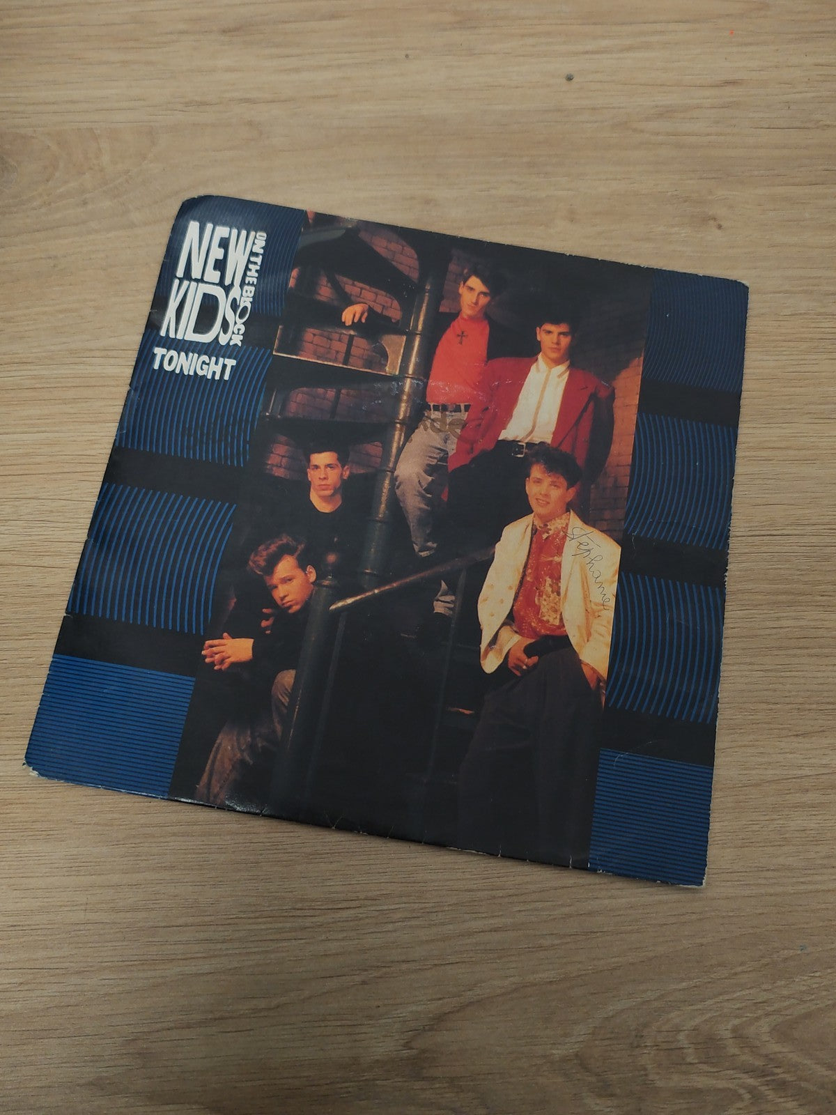 Vinyle 45 tours rétro New Kids ? Disque ancien collection années 80 pop US