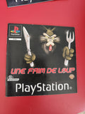 Notice originale seule pour PS1 Une faim de loup manuel jeu PlayStation français