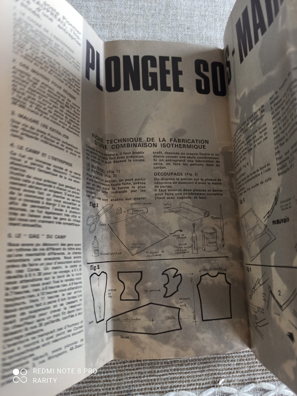 Magazine vintage Pionnier Scout édition collector plongée années 70