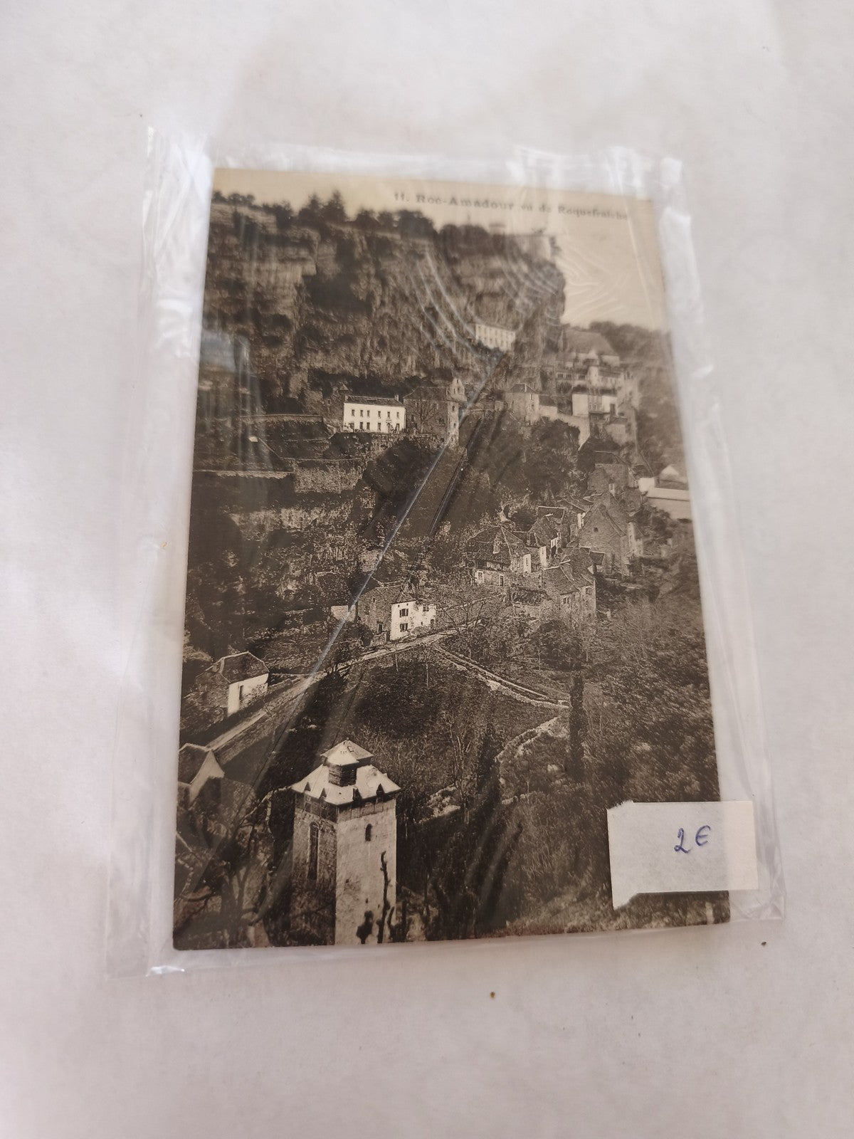 Carte postale vintage ancienne Rocamadour rétro collection France paysage