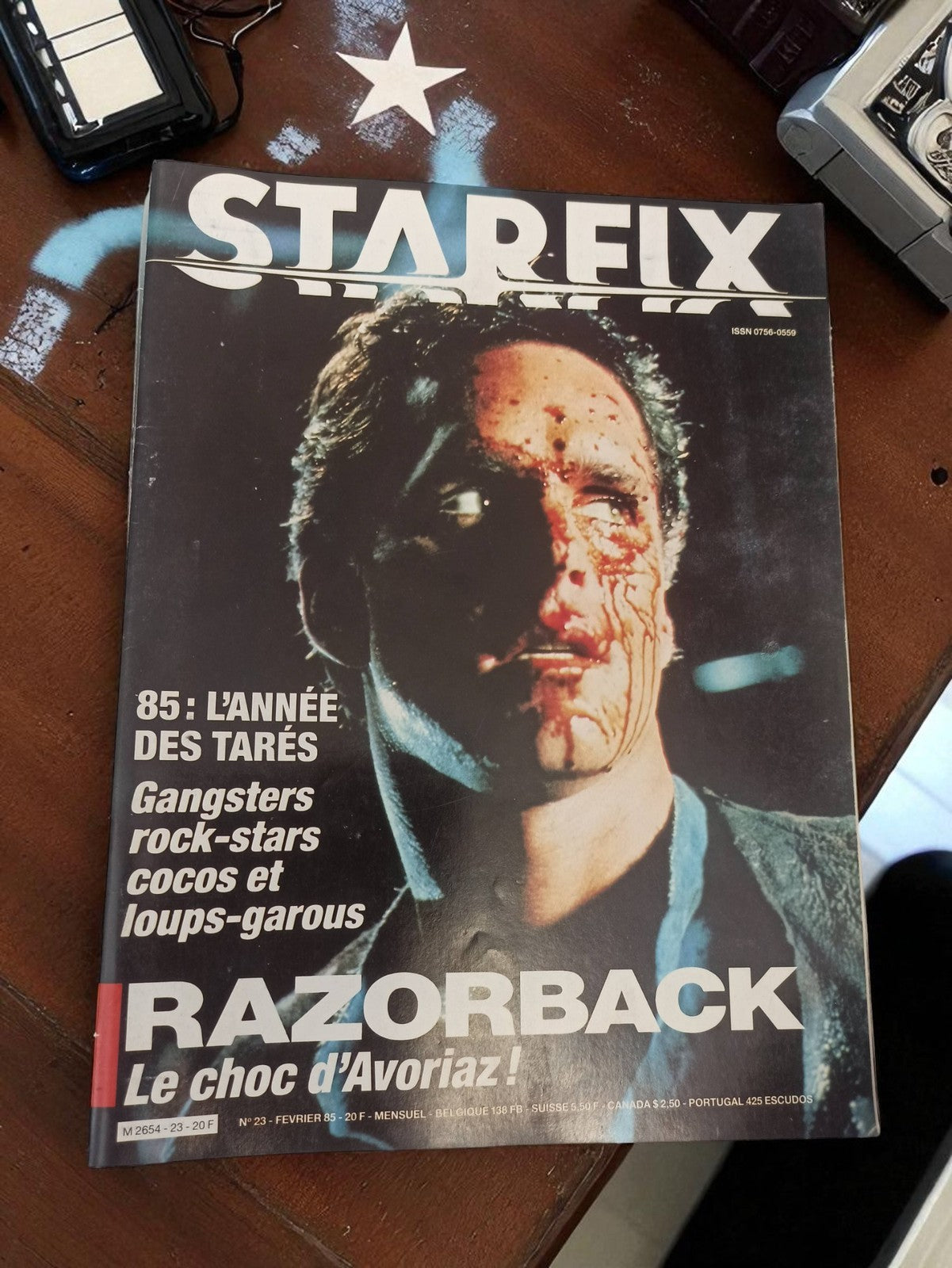 Magazine cinéma Starfix n°23 février 1985 vintage rétro Razorback