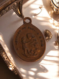 Médaille religieuse catholique ancienne, bronze, A. Antoine de Padoue