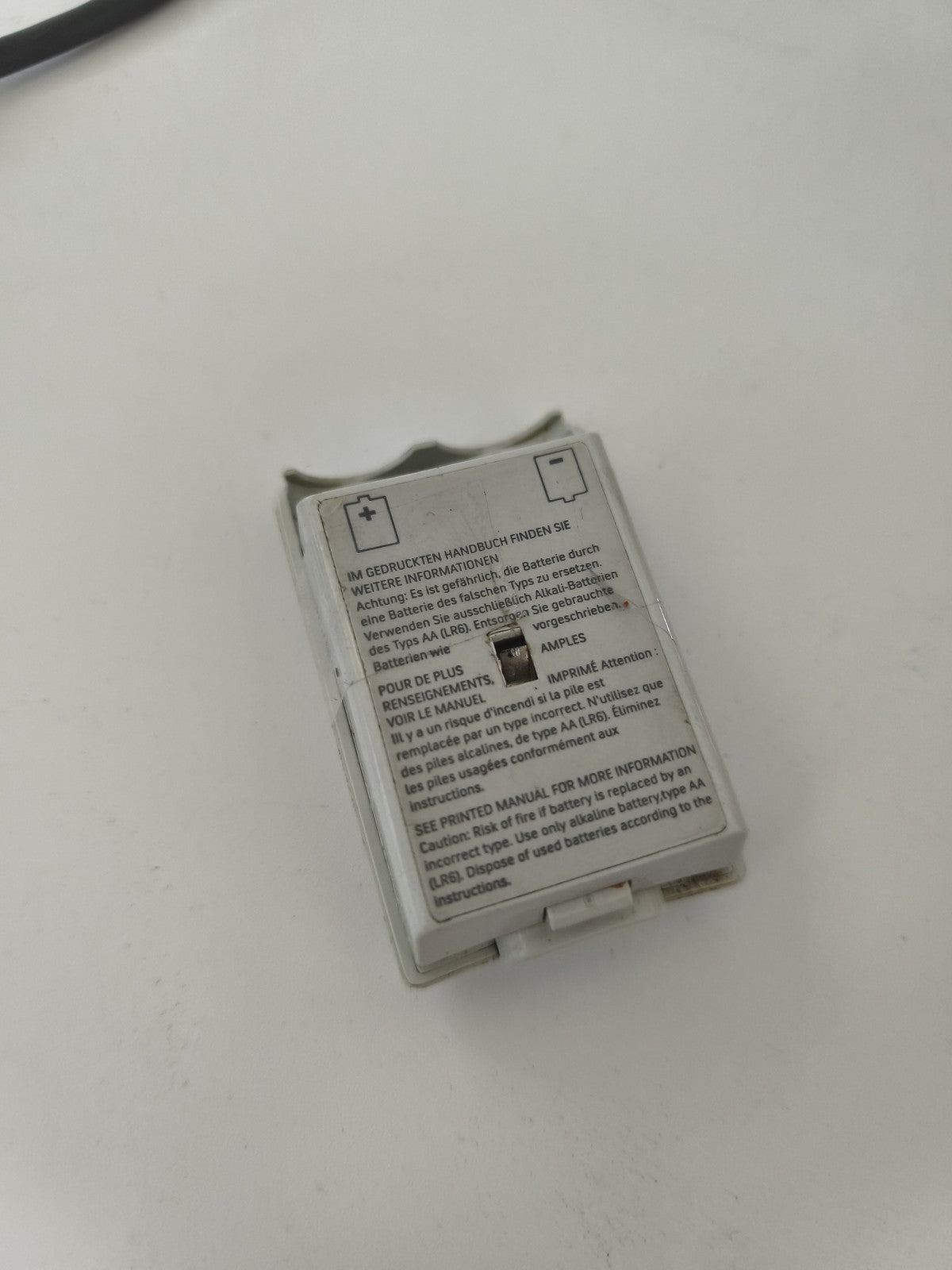 Batterie rechargeable blanche compatible manette Xbox 360 officielle, pack d?ali