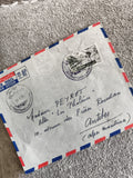 Lettre aérienne Liban 1958 timbre 35p oblitéré cachet Beyrouth philatélie