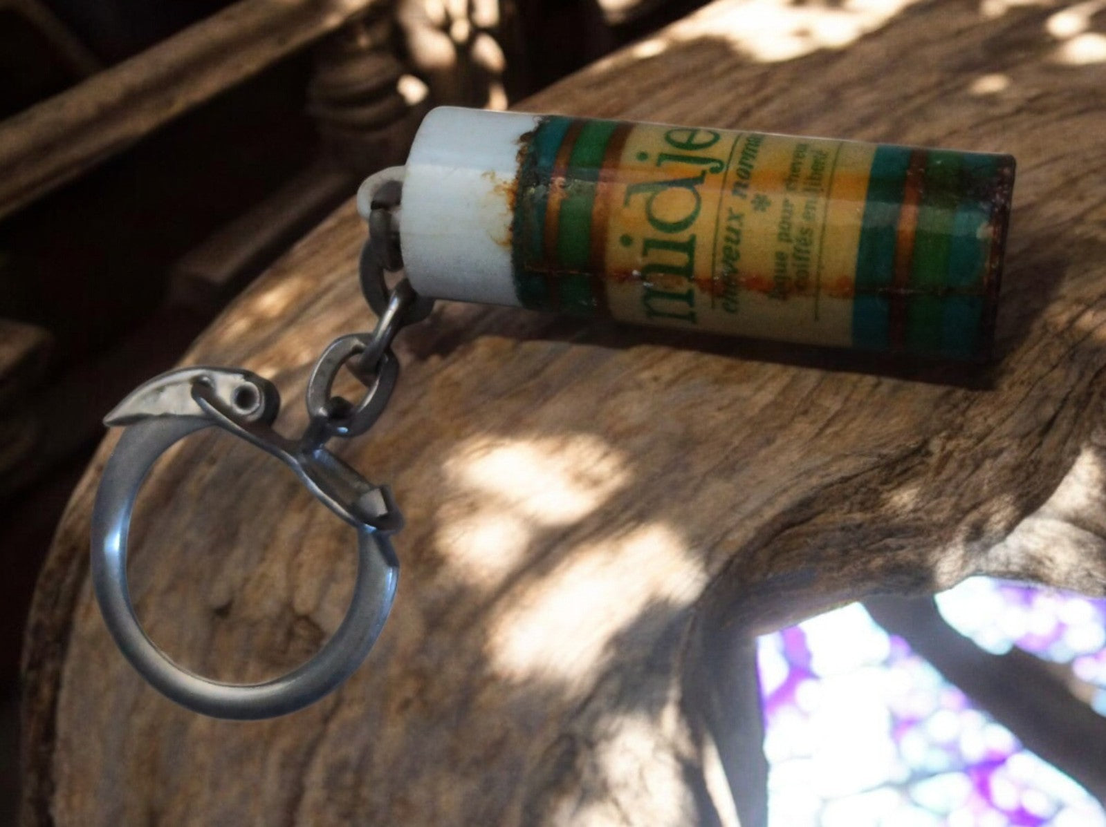 Porte-clés publicitaire ancien Midje France – accessoire rétro années 60