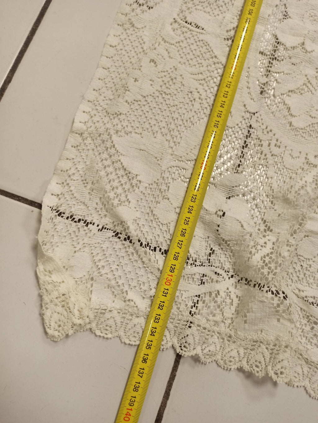 Rare set de linge de table ancien brodé dentelle crochet vintage fin XIXe