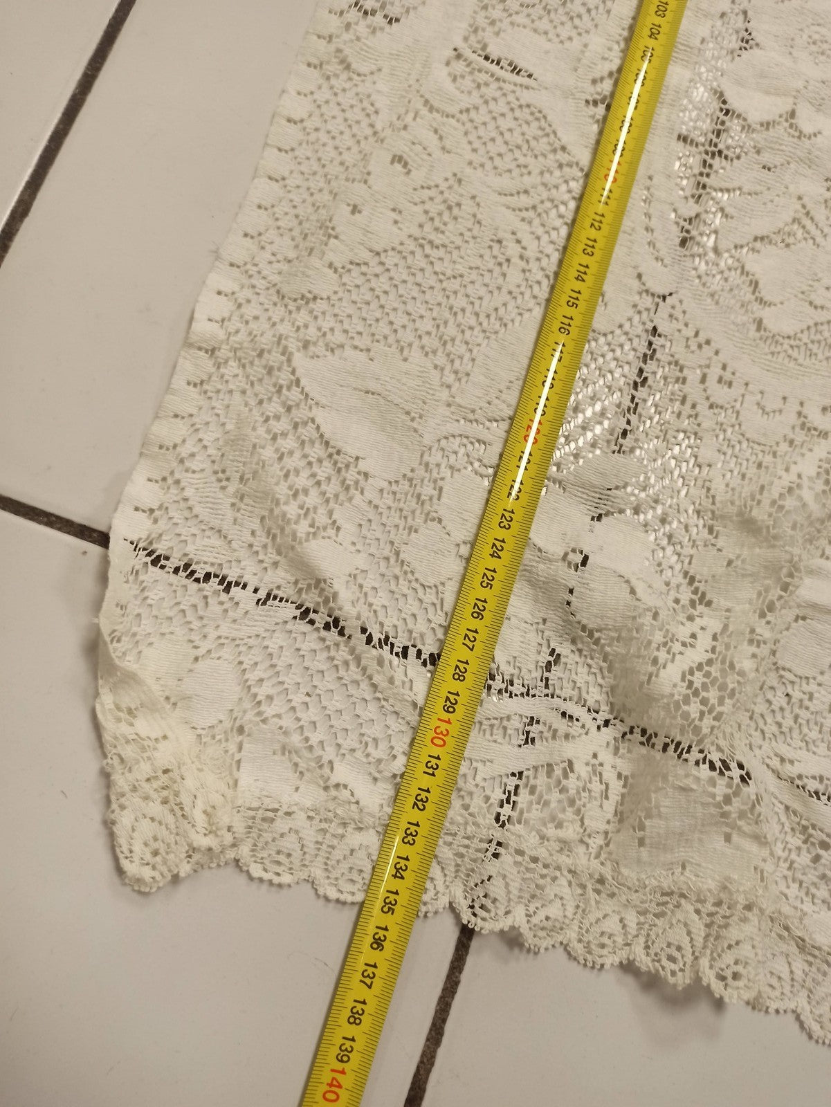 Rare set de linge de table ancien brodé dentelle crochet vintage fin XIXe
