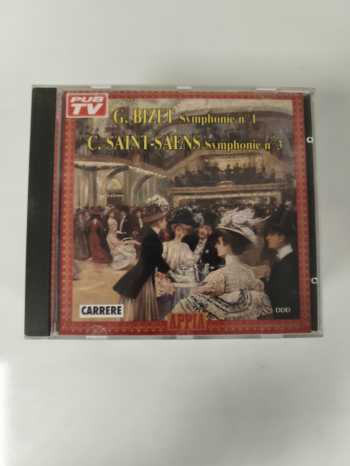 CD Bizet Symphonie n°1 Saint-Saëns Symphonie n°3 Carrere Appia DDD