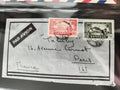 Lettre ancienne Sénégal AOF affranchie timbres 90c 1f75 Paris Par Avion vintage