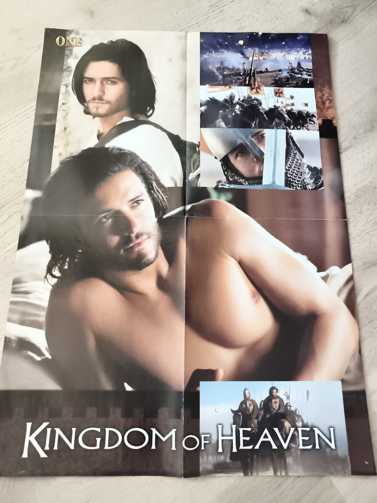 Poster Kingdom of Heaven film cinéma décor chevaliers médiéval