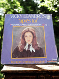 Vinyle 45 tours Vicky Leandros Après Toi Eurovision 1972 vintage Philips