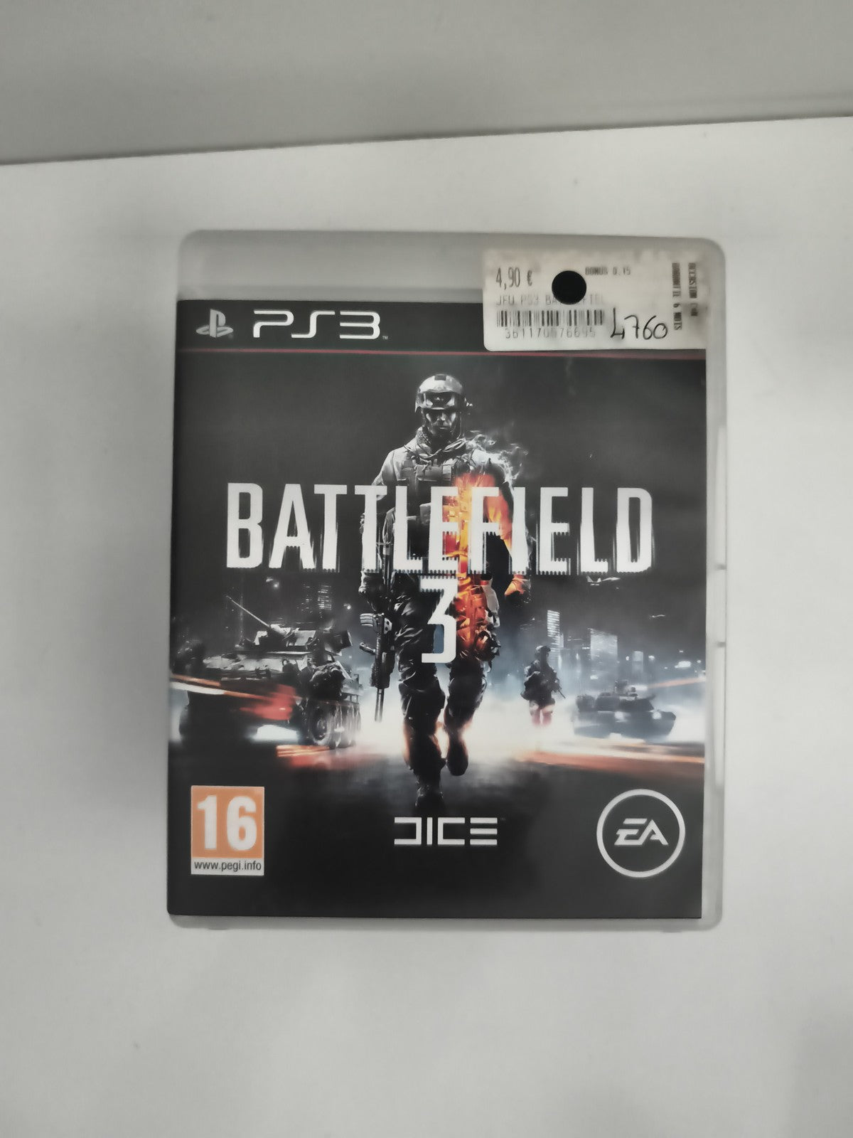 Jeu PS3 Battlefield 3 PlayStation complet DICE EA version française