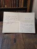 Lettre manuscrite 1899 signée Maurice, retour de Nice, rendez-vous Paris