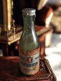 Bouteille mignonette alcool vintage F. Duval France anisé étiquette d’origine