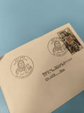 Ancienne enveloppe premier jour Bayard 1969 philatélie timbre collection