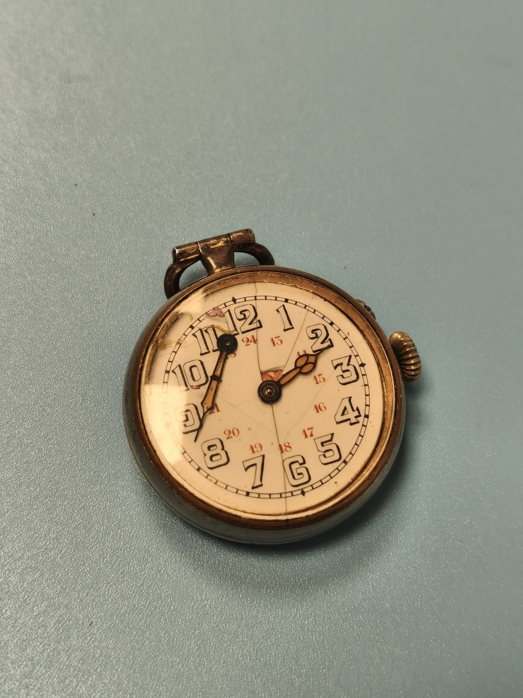 Montre de poche vintage à restaurer Ancienne, rétro, objet ancien collection