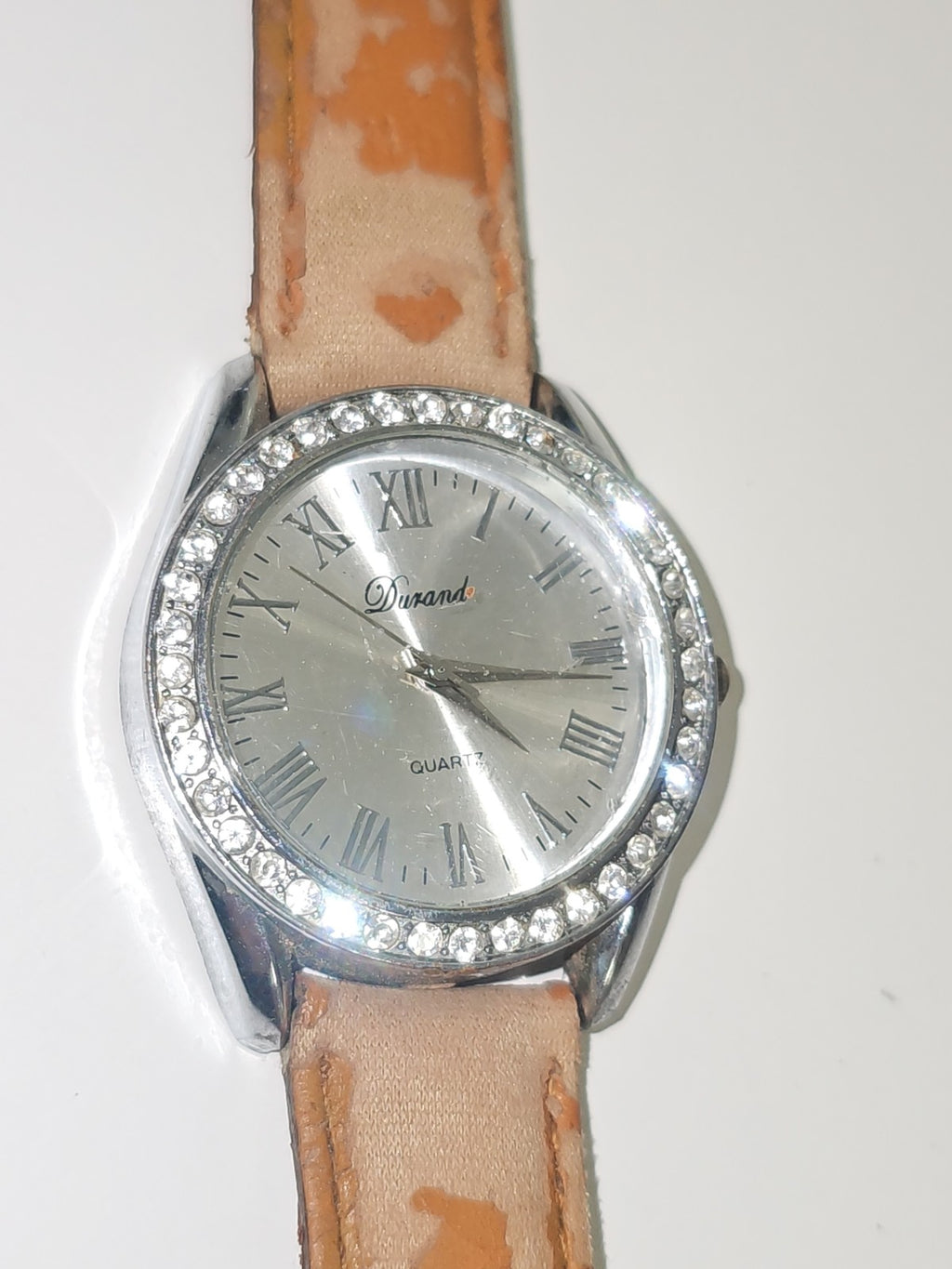 Montre homme Durand à quartz, boîtier à réparer, fonctionne, élégante occasion