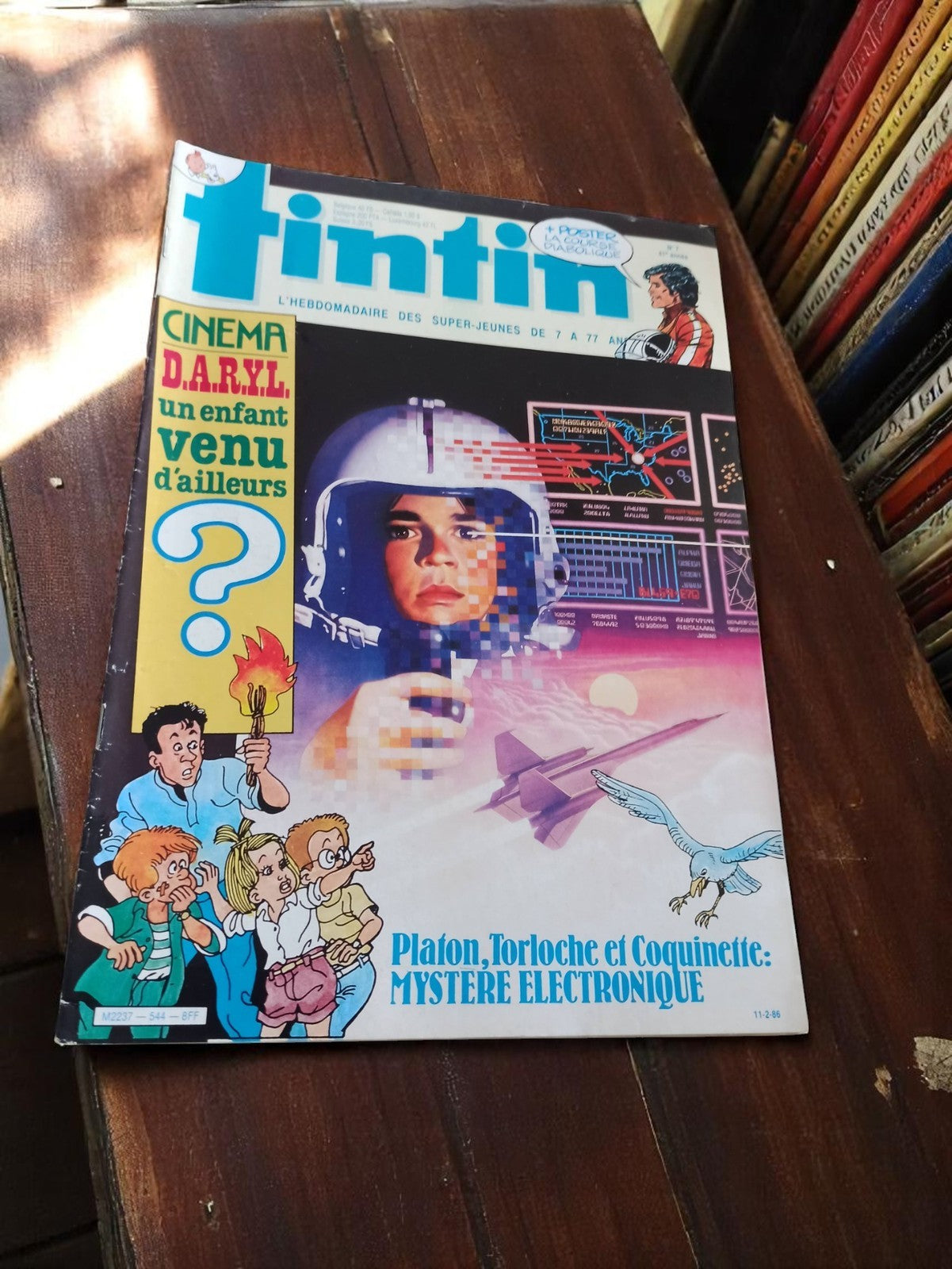 Magazine Tintin vintage collector édition spéciale années 80 – Mystère électroni