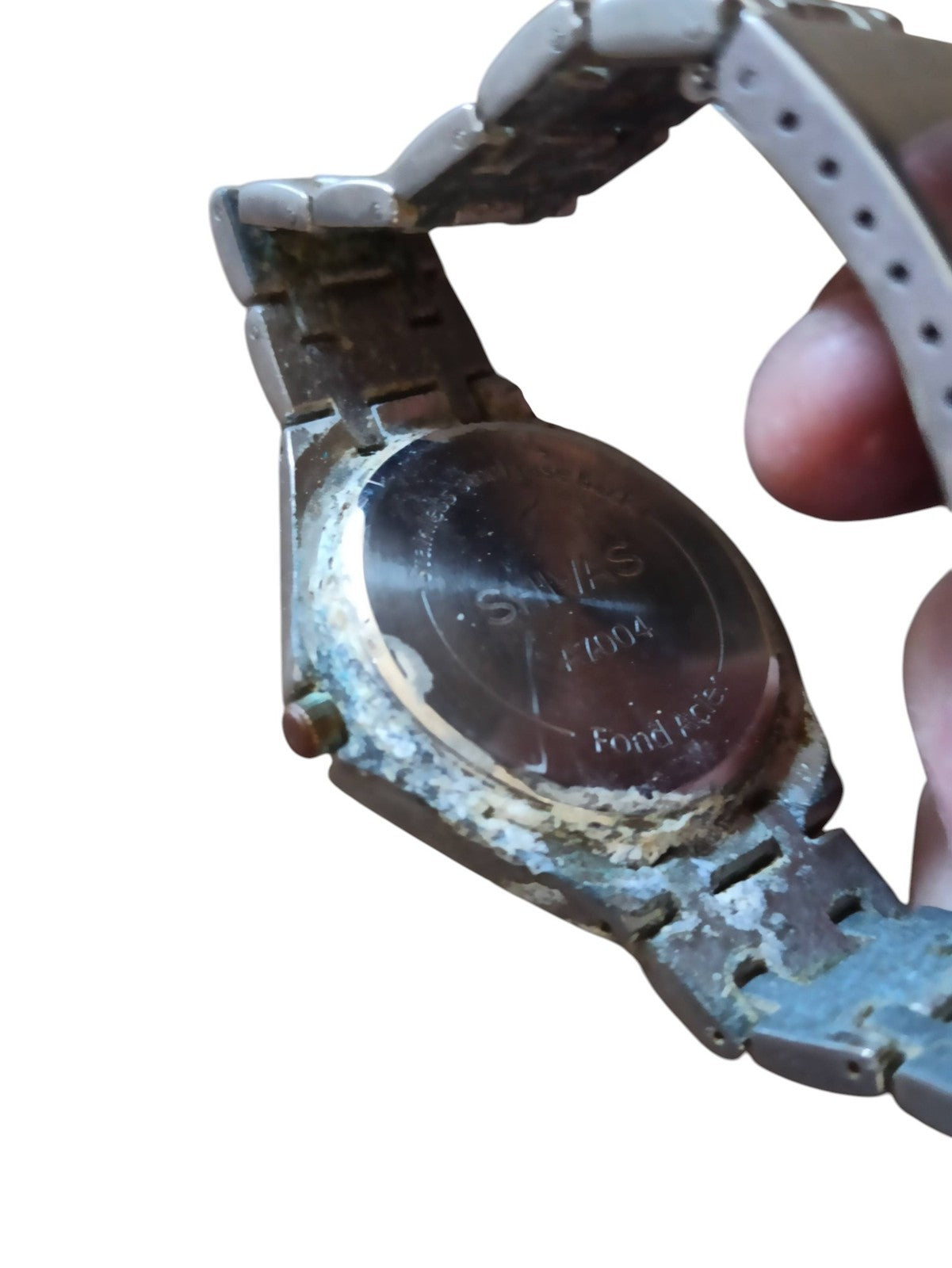 Montre femme vintage Shivas quartz rétro, bracelet métal, non testée