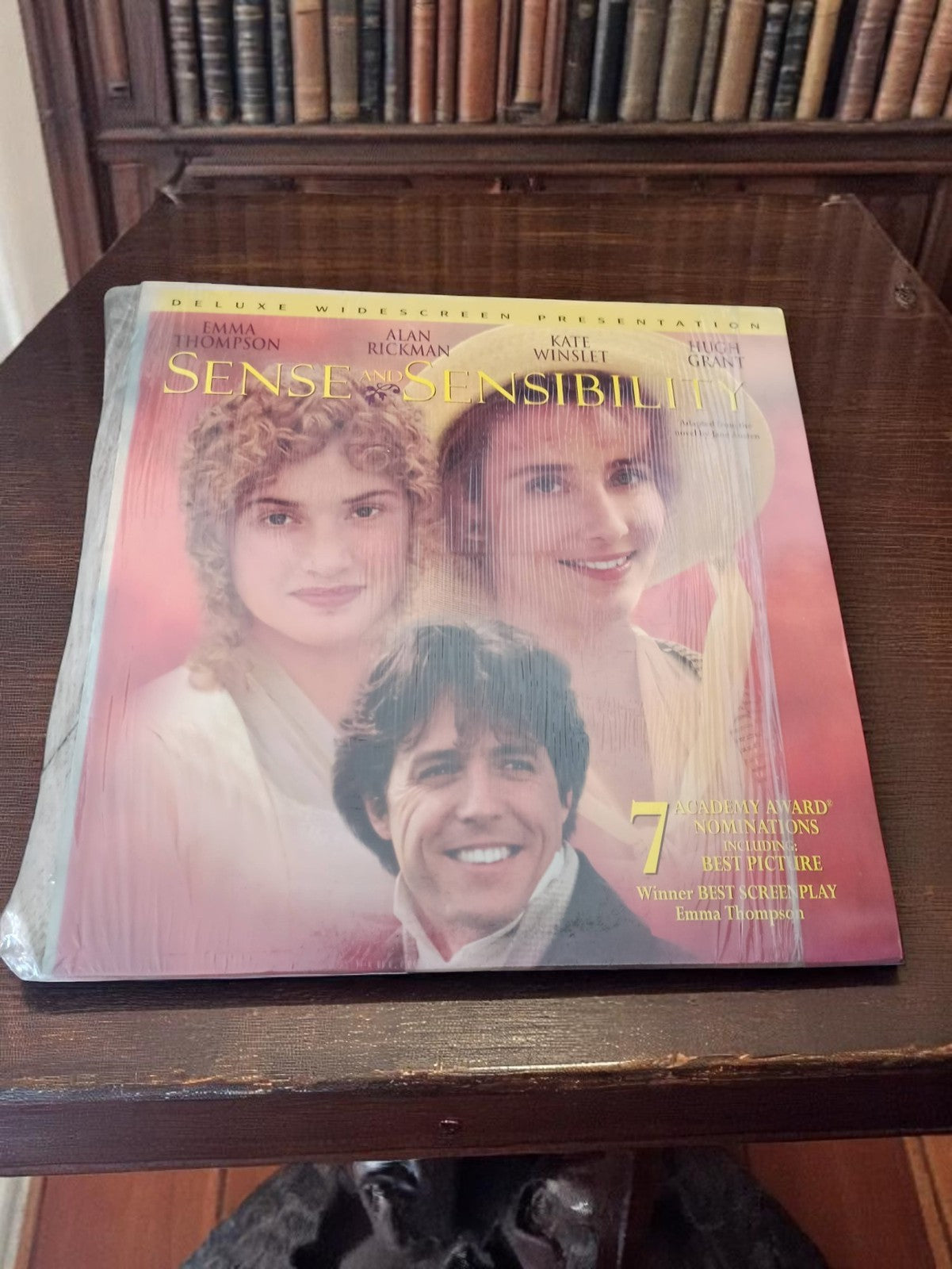 Laserdisc Sense and Sensibility vintage film jaquette couleur Alan Rickman
