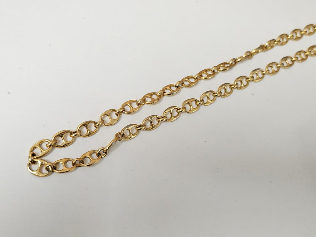 Vintage old costume necklace, large retro pendant, original pre-owned jewelry