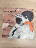 Vinyle 45T Philips Vas-y Dudu Édouard Duleu Java Accordéon Pochette illustrée