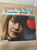 Vinyle 45 tours vintage Françoise Hardy ? L?amour s?en va, pochette originale an